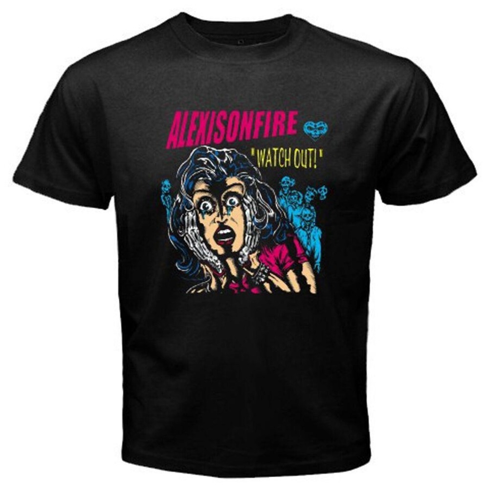 ALEXISONFIRE Watch Out Hard Rock Band Black TShirt